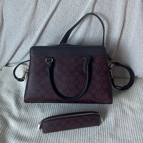 Coach Oxbridge Darcie Carryall with pencil case - Picture 3 of 12